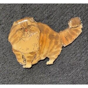 Vintage 1989 Bonnie Moreno Whiskers MB Design #100 Bill J. Cat Brooch
